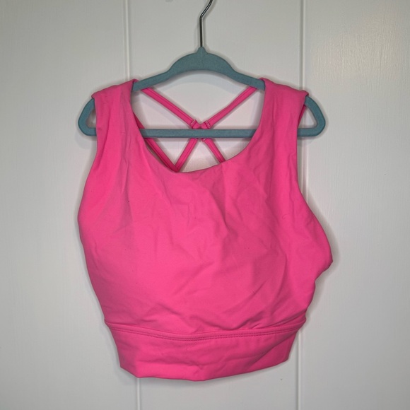 Hot Pink Buff Bunny Sports Bra - Picture 3 of 5